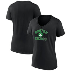Boston Celtics Women's Overtime V-Neck T-Shirt - Black for sale