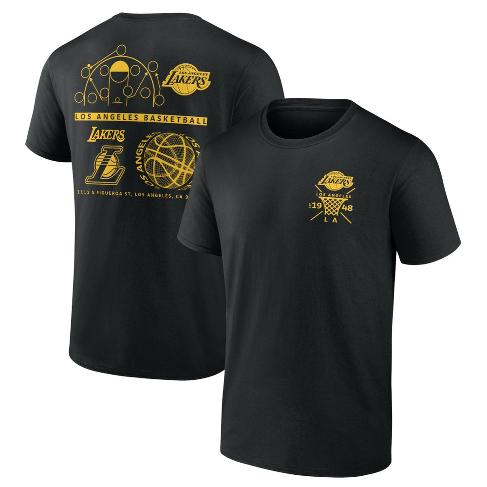 Los Angeles Lakers Street Collective T-Shirt - Black discount