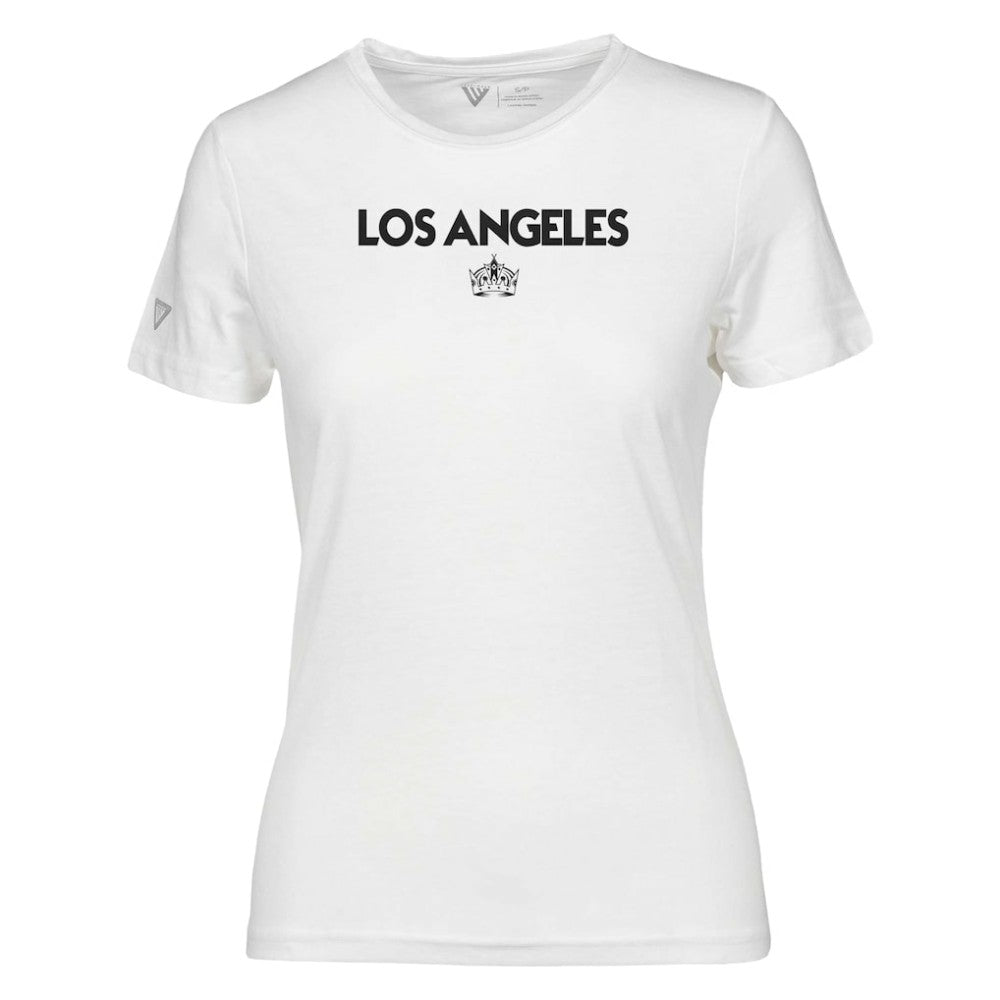 Los Angeles Kings Levelwear Women's Maddox City Capsule T-Shirt White
