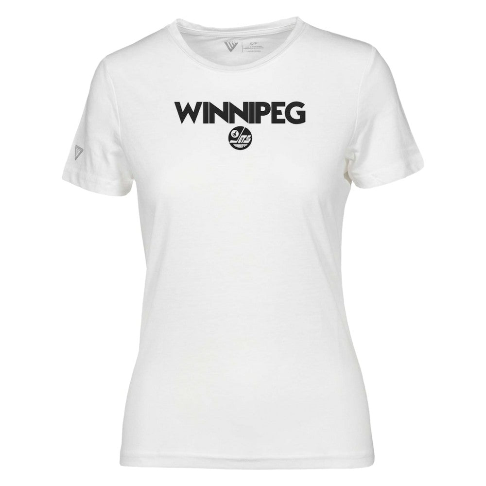 Winnipeg Jets Levelwear Women's Maddox City Capsule T-Shirt White