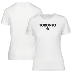 Toronto Maple Leafs Levelwear Women's Maddox City Capsule T-Shirt White