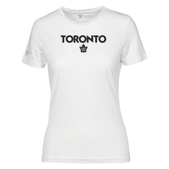 Toronto Maple Leafs Levelwear Women's Maddox City Capsule T-Shirt White
