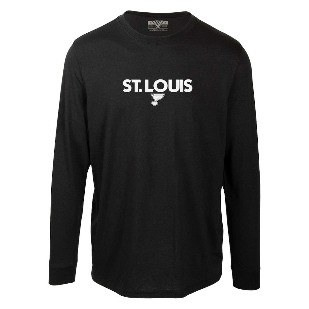 St. Louis Blues Levelwear Oscar City Capsule Long Sleeve T-Shirt Black