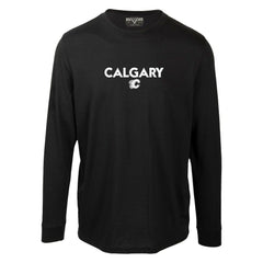 Calgary Flames Levelwear Oscar City Capsule Long Sleeve T-Shirt Black