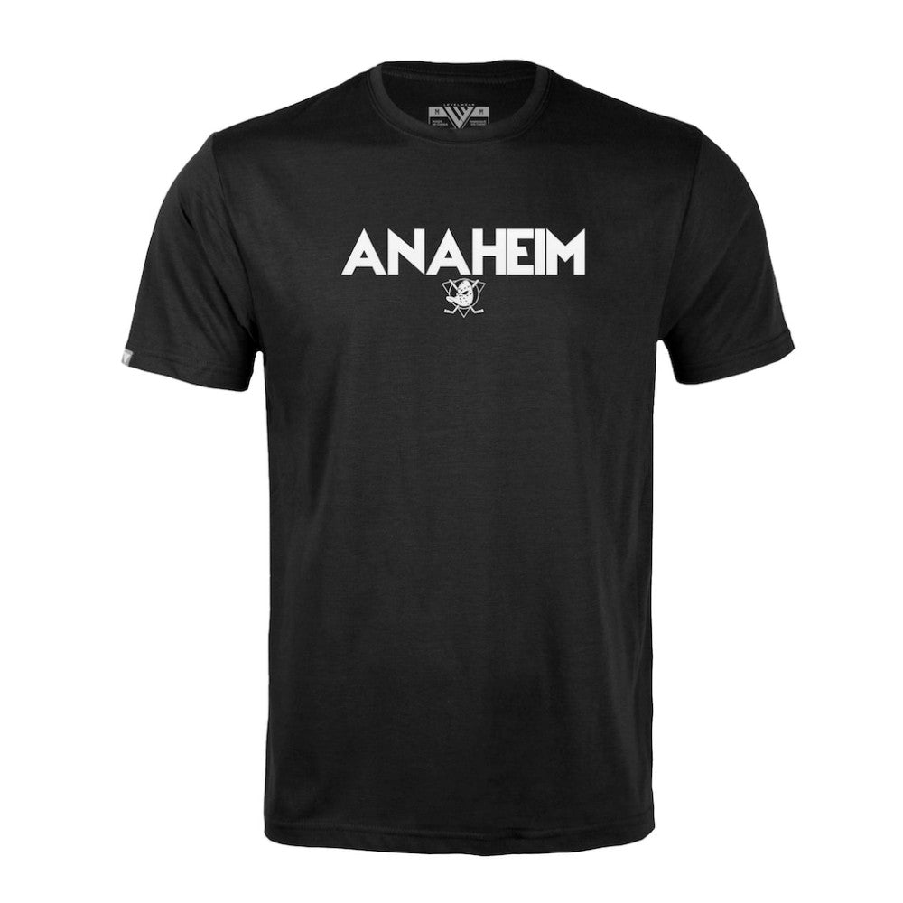 Anaheim Ducks Levelwear Richmond City Capsule T-Shirt Black