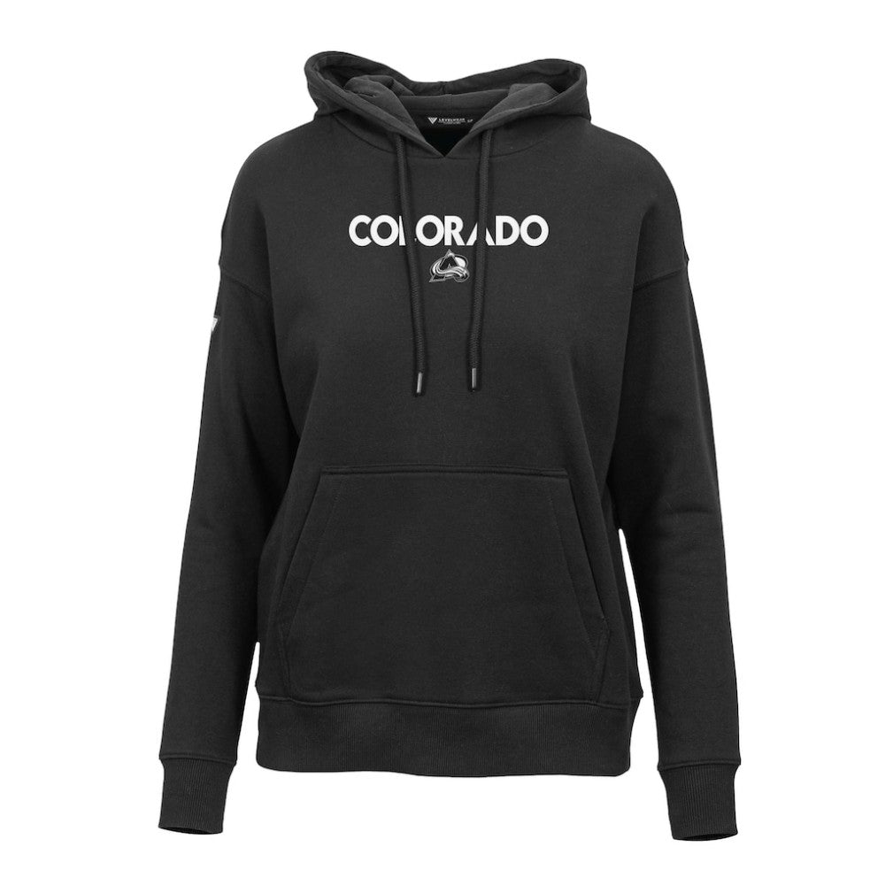 Colorado Avalanche Levelwear Women's Adorn City Capsule Pullover Hoodie Black