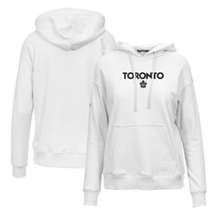 Toronto Maple Leafs Levelwear Women's Adorn City Capsule Pullover Hoodie White