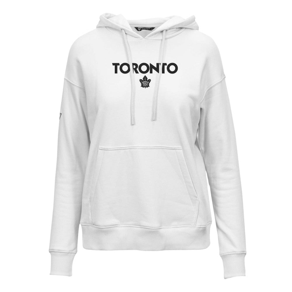 Toronto Maple Leafs Levelwear Women's Adorn City Capsule Pullover Hoodie White