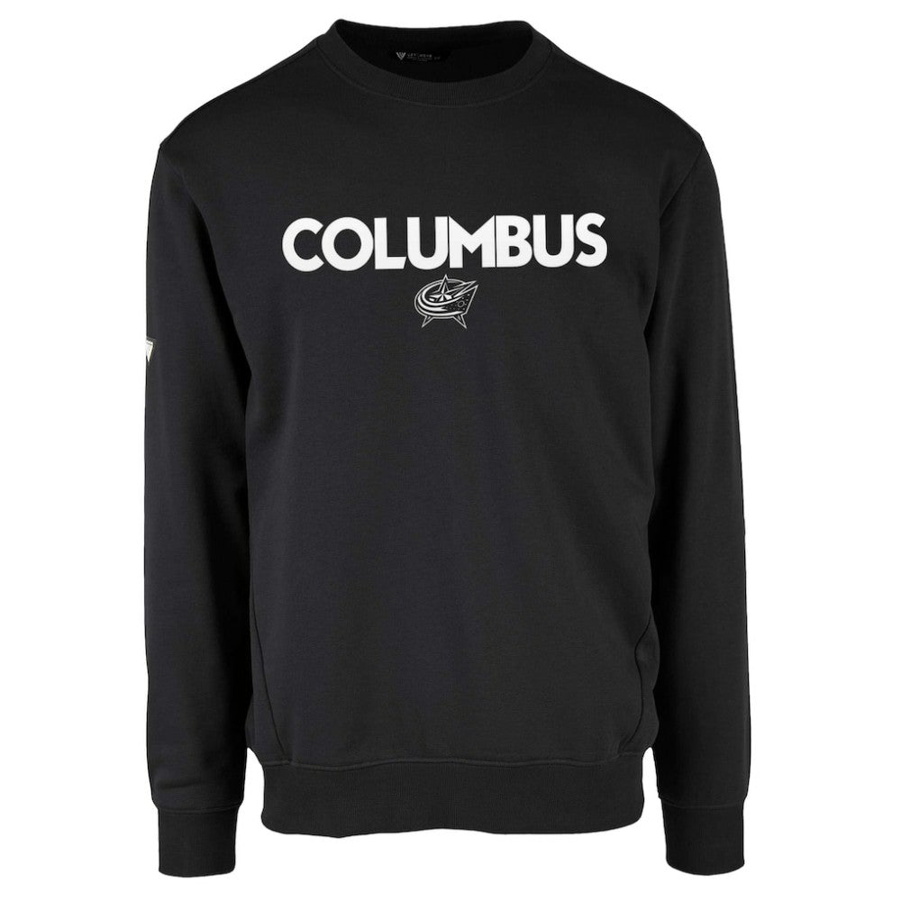 Columbus Blue Jackets Levelwear Zane City Capsule Pullover Sweatshirt Black