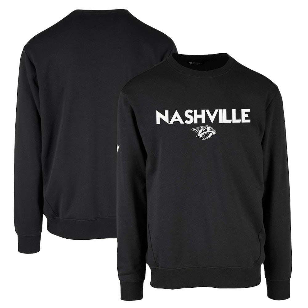 Nashville Predators Levelwear Zane City Capsule Pullover Sweatshirt Black