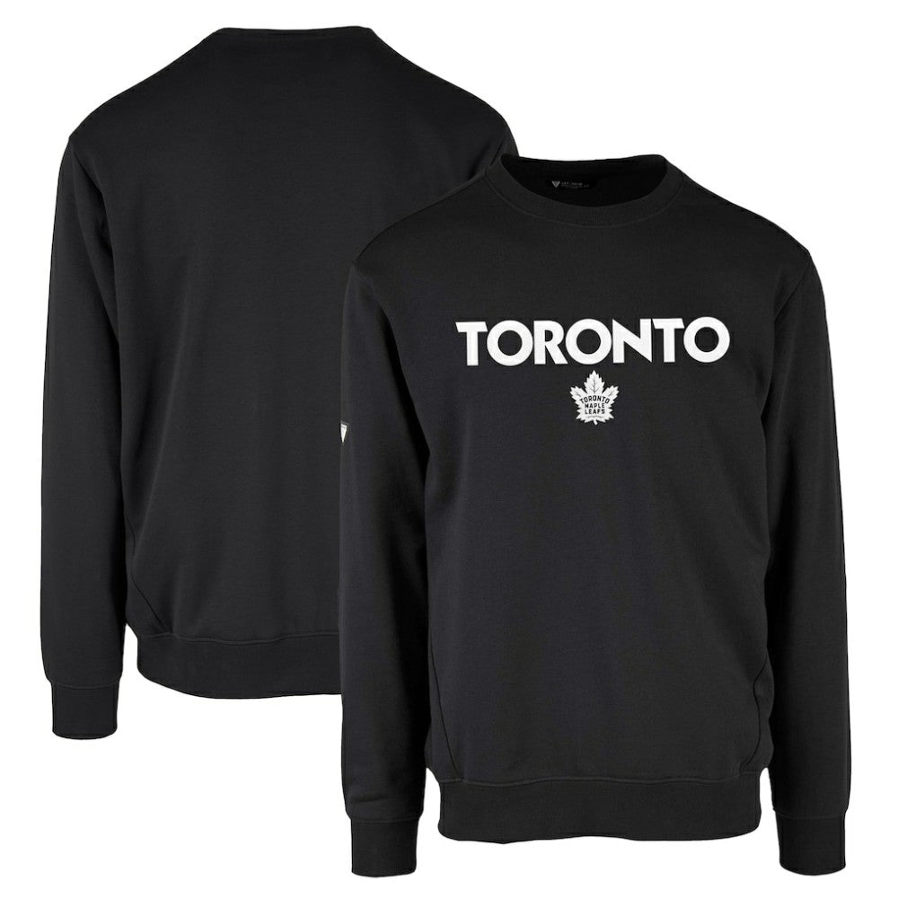 Toronto Maple Leafs Levelwear Zane City Capsule Pullover Sweatshirt Black