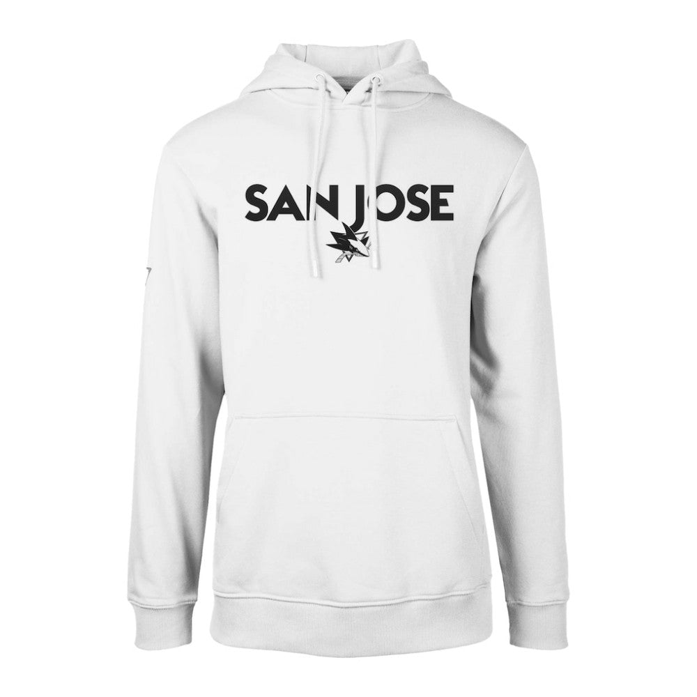 San Jose Sharks Levelwear Podium City Capsule Pullover Hoodie White