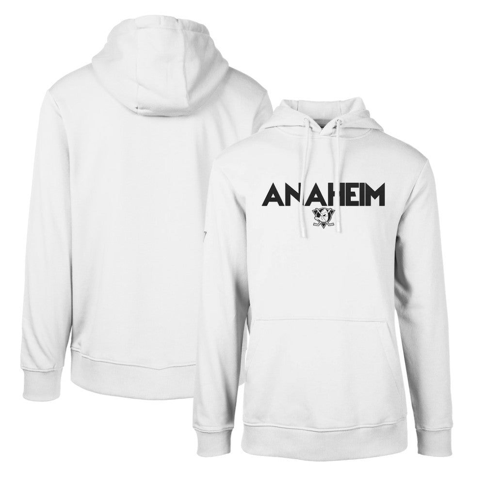 Anaheim Ducks Levelwear Podium City Capsule Pullover Hoodie White