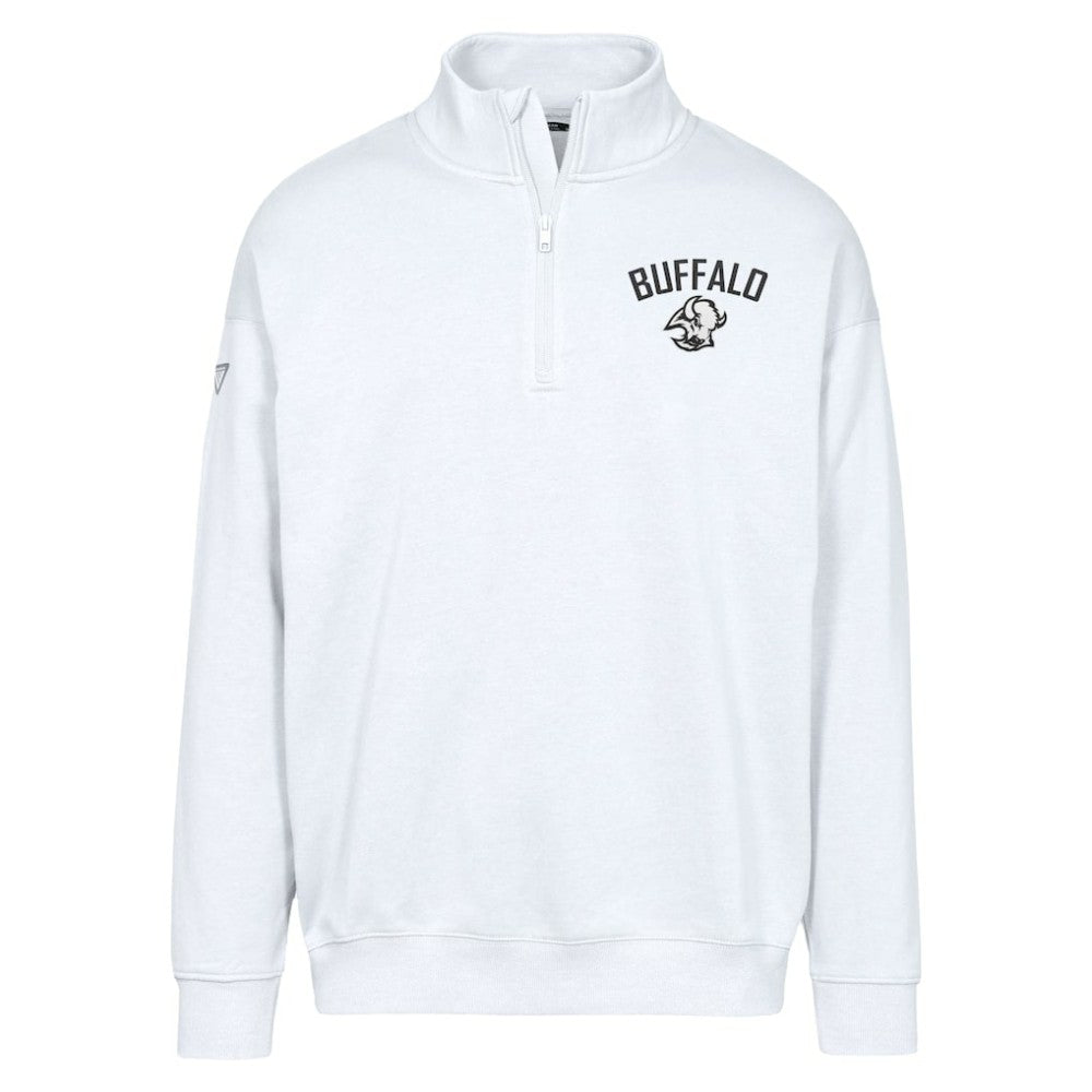 Buffalo Sabres Levelwear Murray City Capsule Quarter-Zip Sweatshirt White