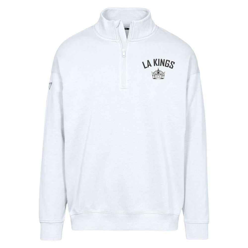 Los Angeles Kings Levelwear Murray City Capsule Quarter-Zip Sweatshirt White
