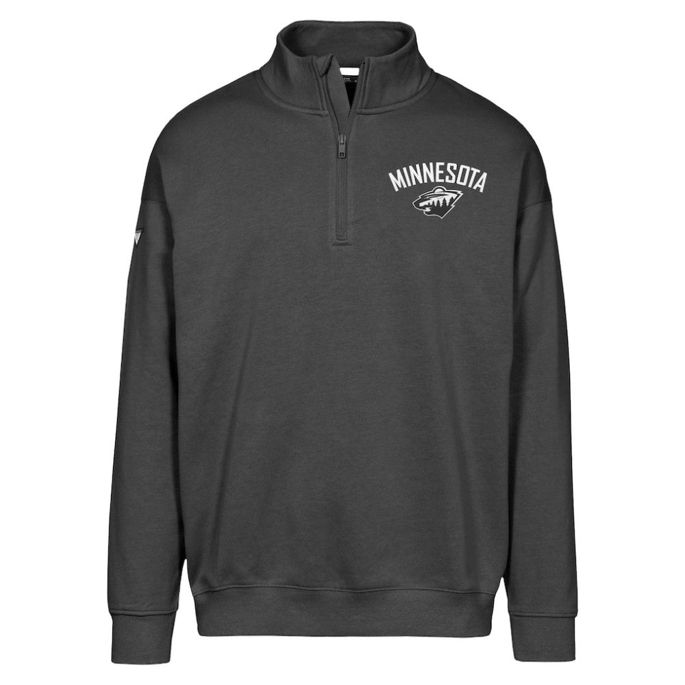 Minnesota Wild Levelwear Murray City Capsule Quarter-Zip Sweatshirt Black