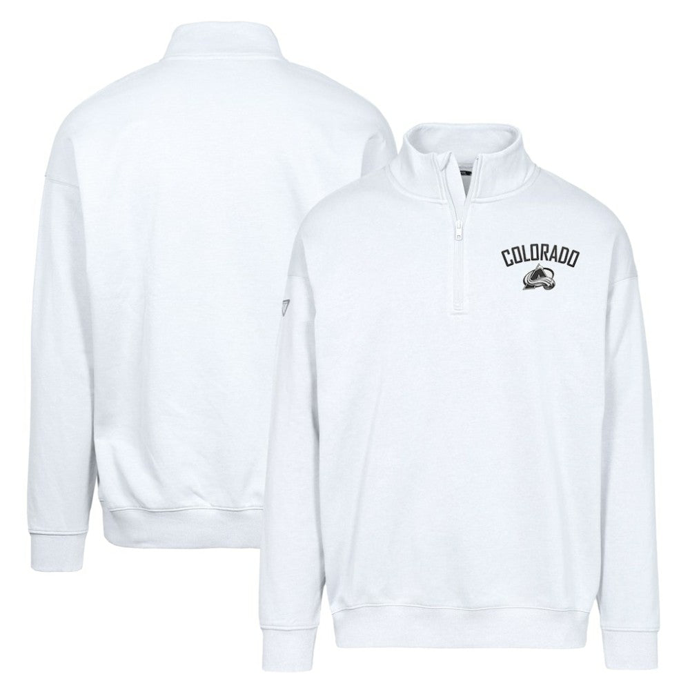 Colorado Avalanche Levelwear Murray City Capsule Quarter-Zip Sweatshirt White