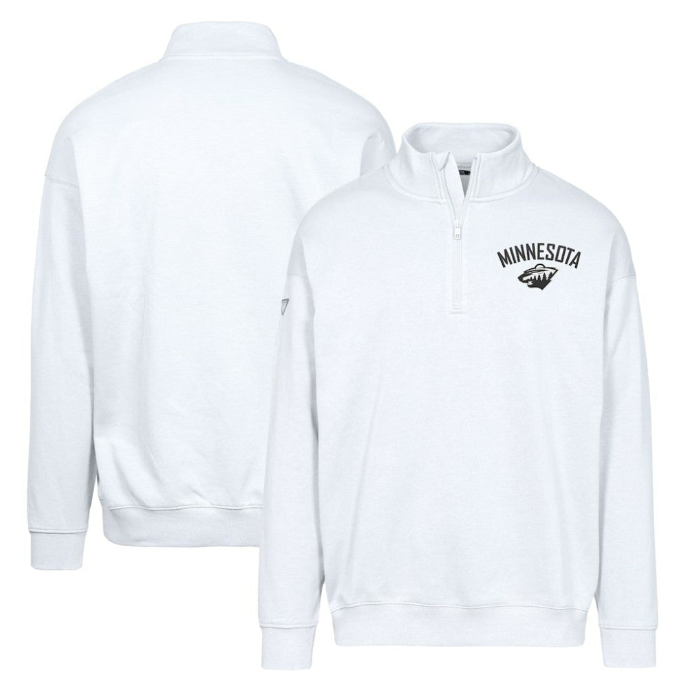 Minnesota Wild Levelwear Murray City Capsule Quarter-Zip Sweatshirt White