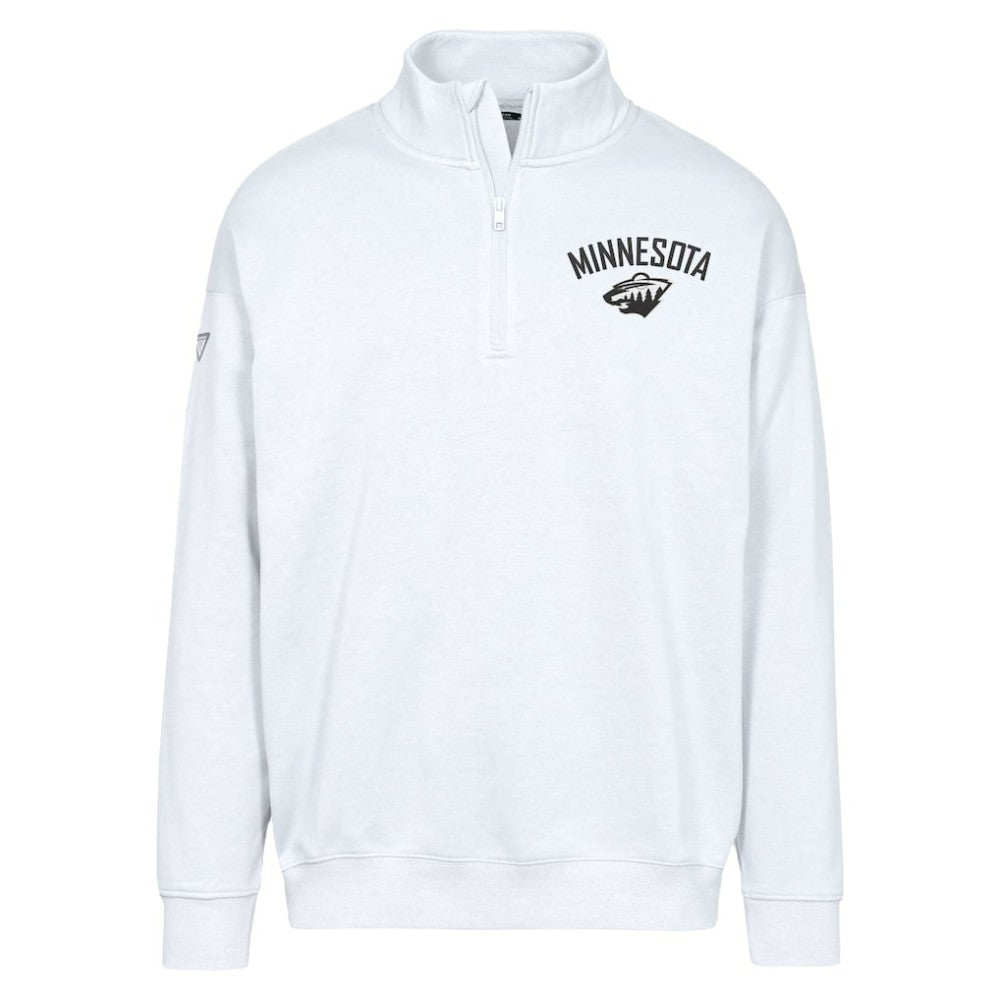 Minnesota Wild Levelwear Murray City Capsule Quarter-Zip Sweatshirt White
