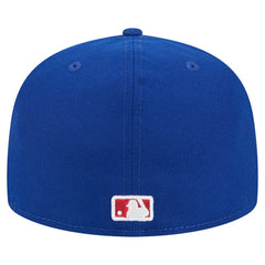 Chicago Cubs Checkered Undervisor 59FIFTY Fitted Hat - Royal | New Era