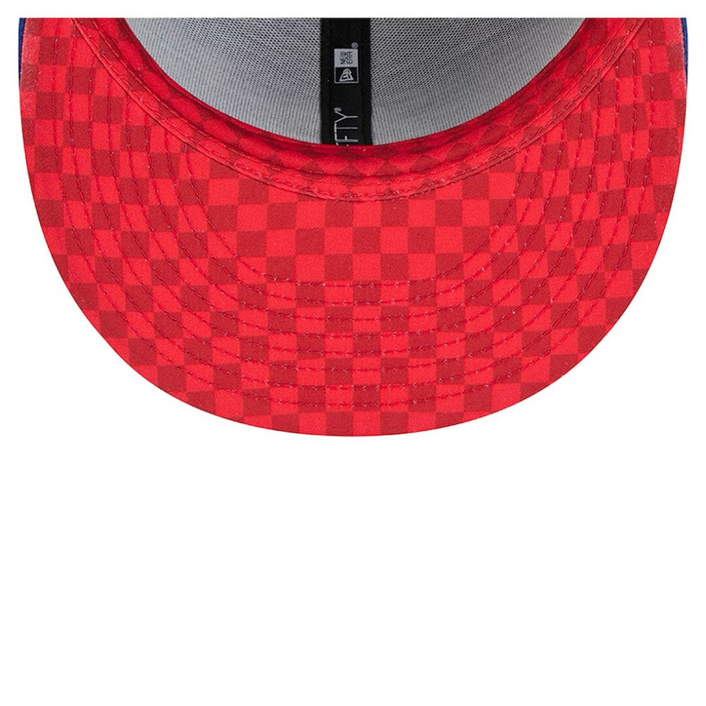 Chicago Cubs Checkered Undervisor 59FIFTY Fitted Hat - Royal | New Era