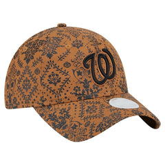 Washington Nationals Women's Vintage Deco 9TWENTY Adjustable Hat - Brown | New Era
