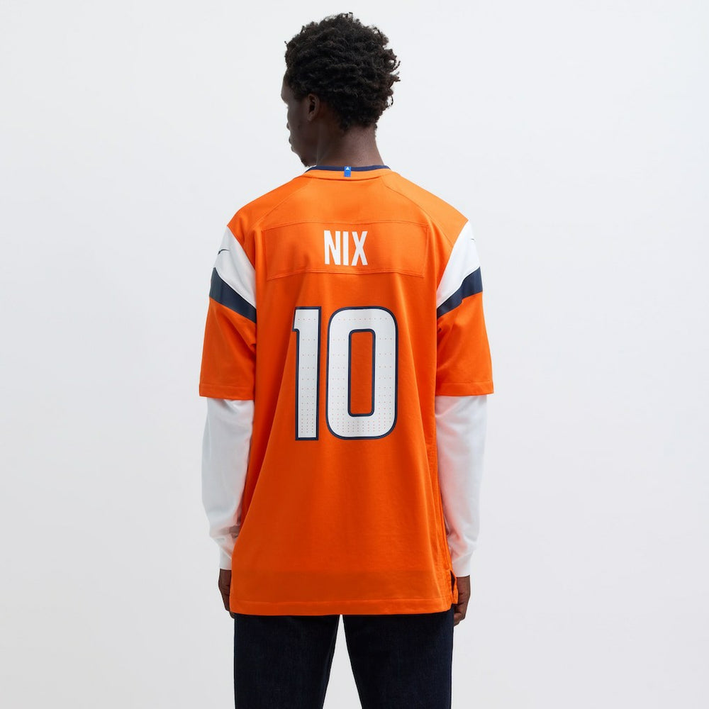 Bo Nix Denver Broncos Player Game Jersey - Orange | Nike for sale