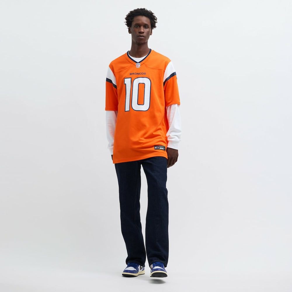Bo Nix Denver Broncos Player Game Jersey - Orange | Nike for sale