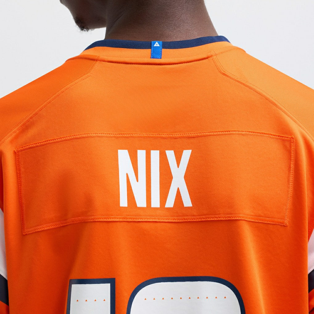 Bo Nix Denver Broncos Player Game Jersey - Orange | Nike for sale