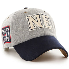 New England Patriots Stoney Clover Lane x '47 Unisex Block Clean Up Adjustable Hat - Gray/Navy on sale