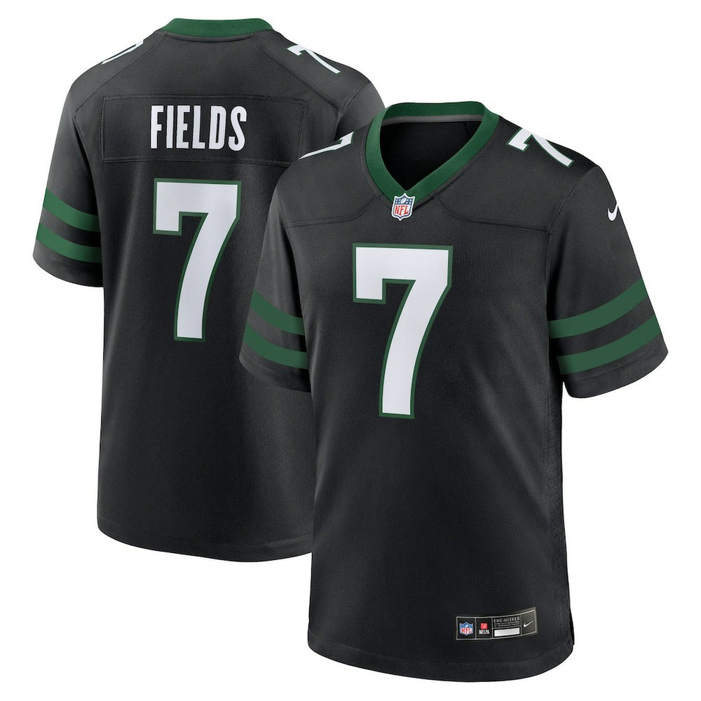 Justin Fields New York Jets Game Jersey - Stealth Black | Nike sale
