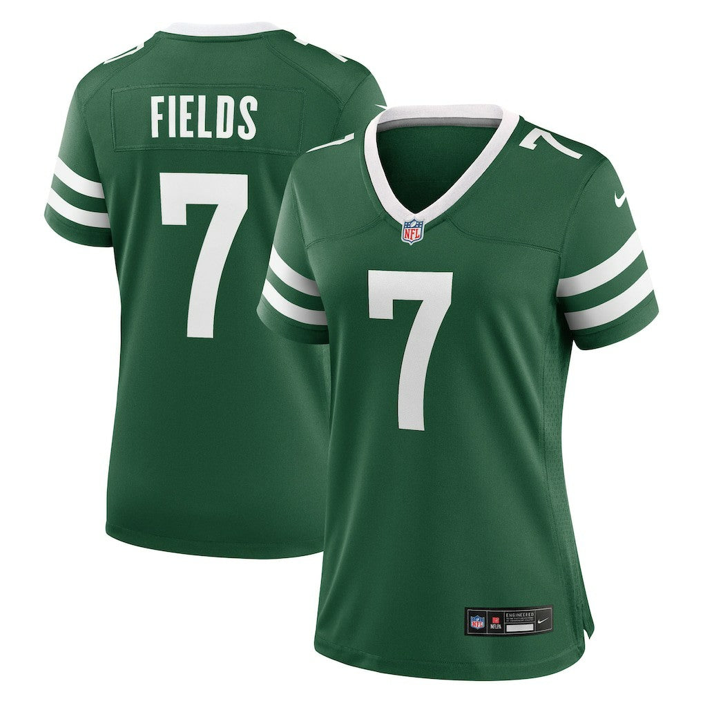 Justin Fields New York Jets Women's Game Jersey - Legacy Green | Nike on sale