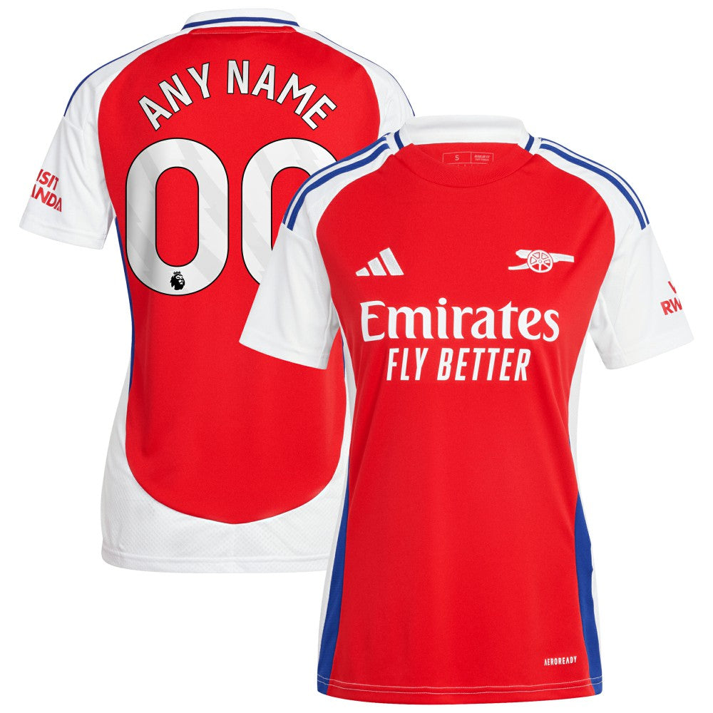 Arsenal Women's 2024/25 Home Replica Custom Jersey – Red | Adidas on sale