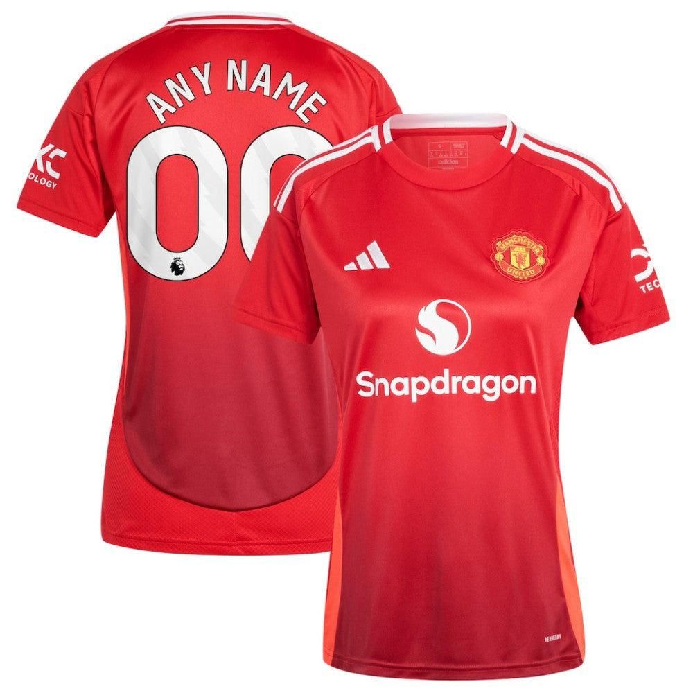 Manchester United Women's 2024/25 Home Replica Custom Jersey - Red | Adidas cheap