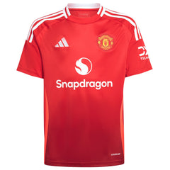 Manchester United Youth 2024/25 Home Replica Custom Jersey - Red | Adidas cheap