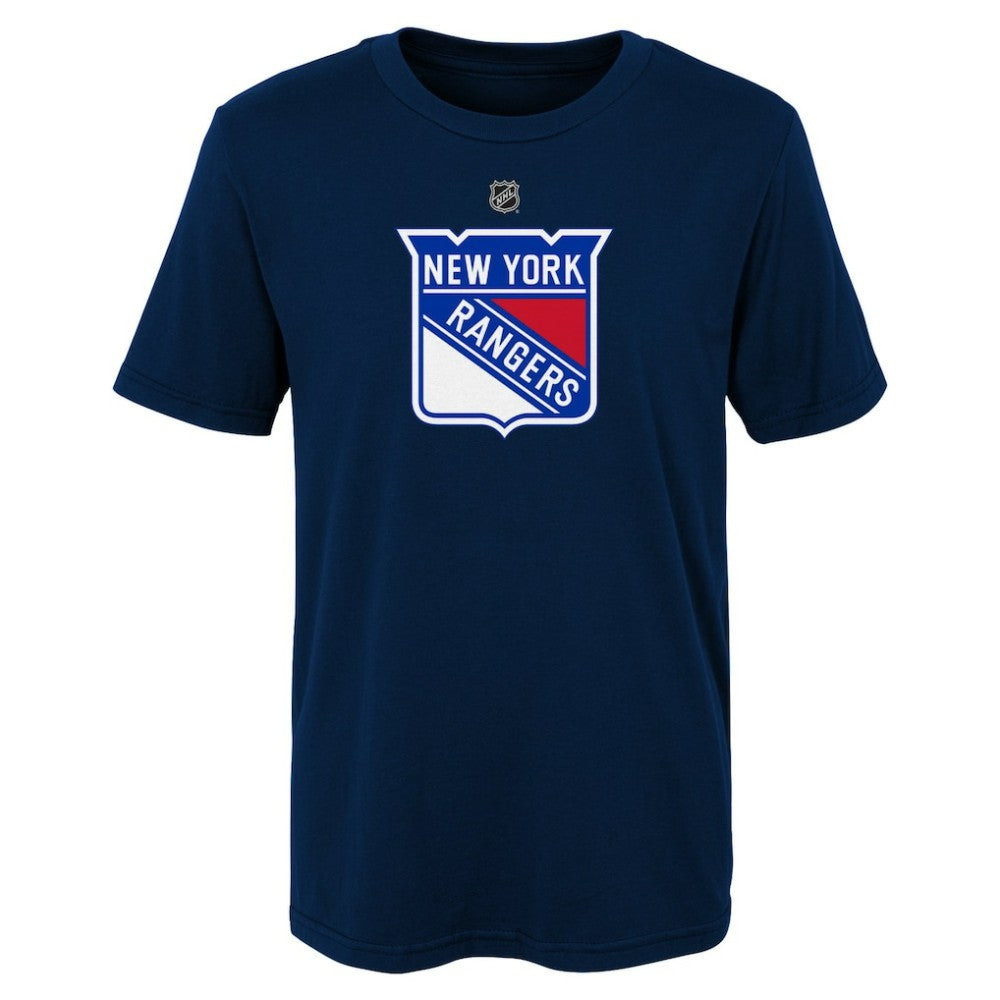 New York Rangers Youth Primary Logo T-Shirt Navy