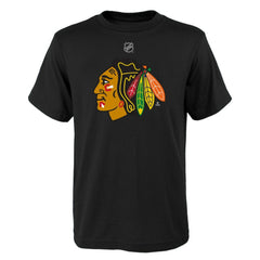 Chicago Blackhawks Youth Primary Logo T-Shirt Black