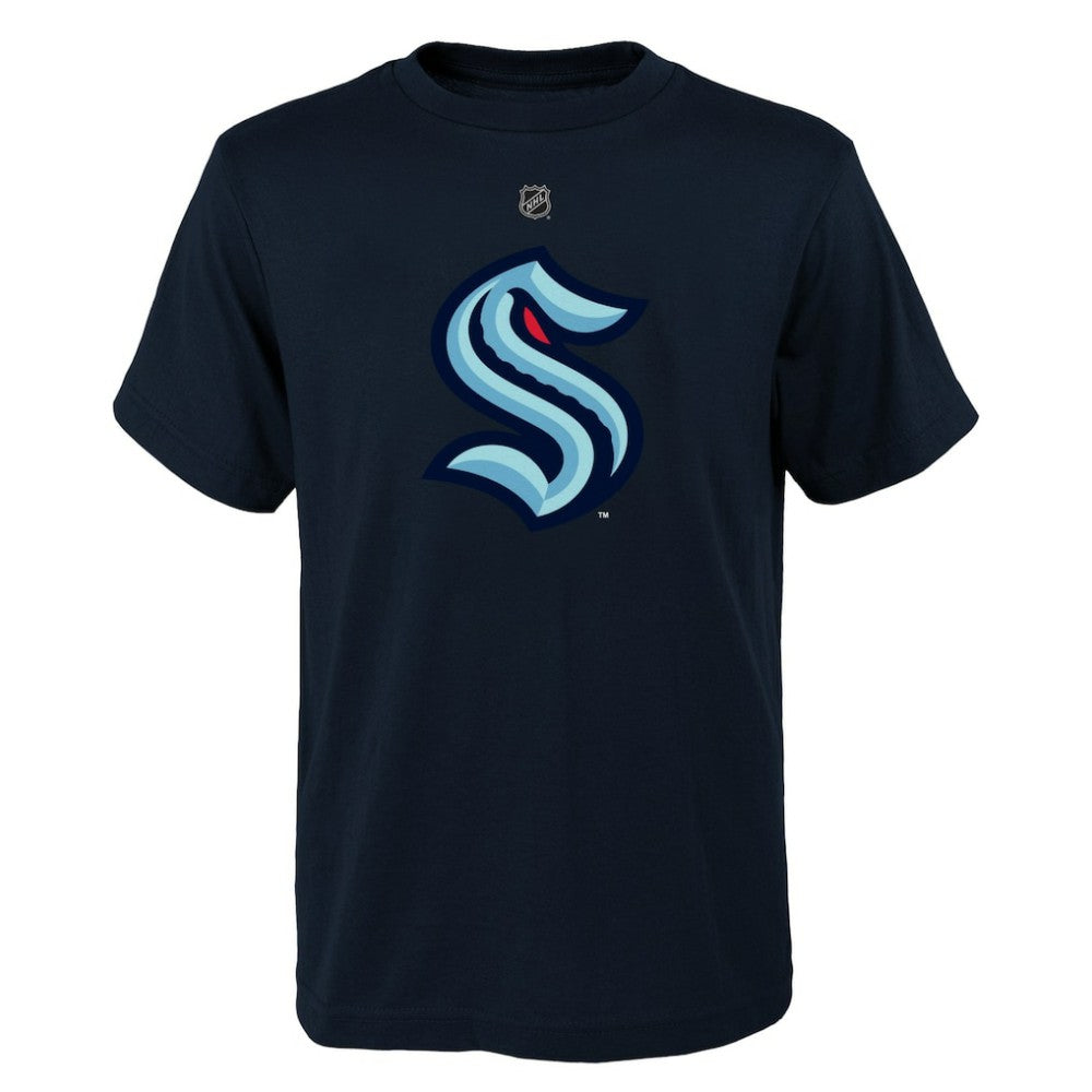 Seattle Kraken Youth Primary Logo T-Shirt Deep Sea Blue