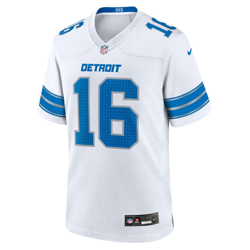 Jared Goff Detroit Lions Game Jersey - White | Nike for sale