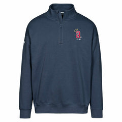 Los Angeles Angels Levelwear Murray Core Logo Quarter-Zip Pullover Top - Navy