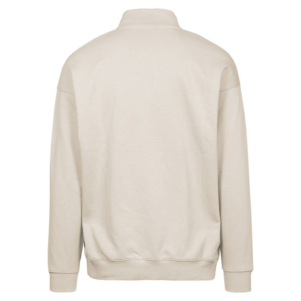 Detroit Tigers Levelwear Murray Core Logo Quarter-Zip Pullover Top - Khaki