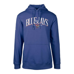 Toronto Blue Jays Levelwear Cooperstown Collection Podium Retro Spellout Pullover Hoodie - Royal