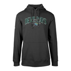 Tampa Bay Rays Levelwear Cooperstown Collection Podium Retro Spellout Pullover Hoodie - Black