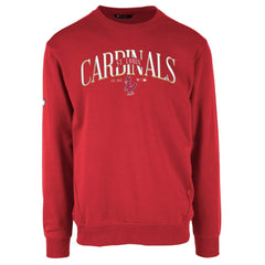 St. Louis Cardinals Levelwear Zane Cooperstown Collection Retro Spellout Pullover Sweatshirt - Red
