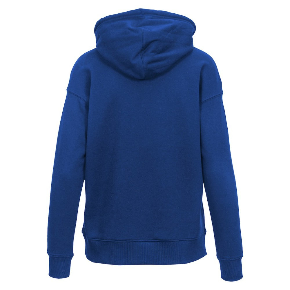 Atlanta Braves Levelwear Women's Adorn Cooperstown Collection Retro Spellout Pullover Hoodie - Royal