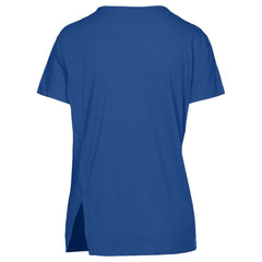 Texas Rangers Levelwear Women's Influx Cooperstown Core Logo T-Shirt - Royal