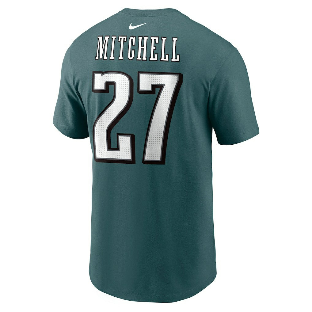 Quinyon Mitchell Philadelphia Eagles Name & Number T-Shirt - Green | Nike for sale