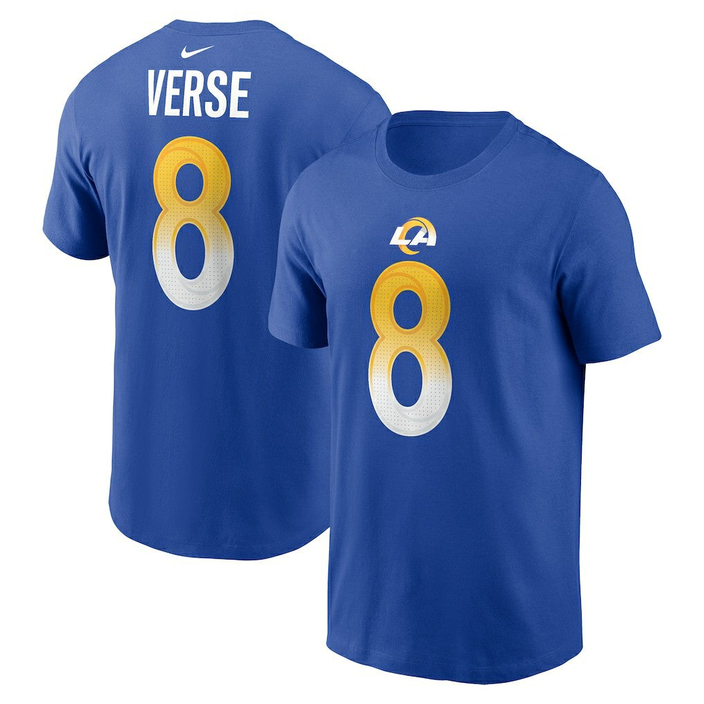 Jared Verse Los Angeles Rams Name & Number T-Shirt - Royal | Nike cheap