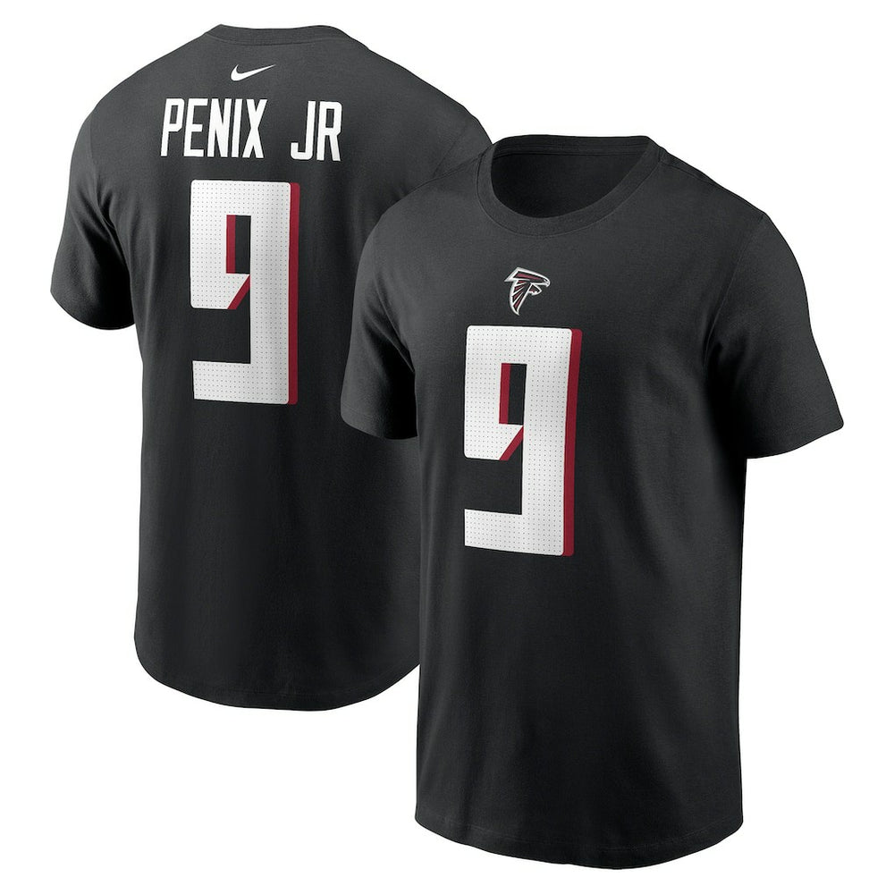Michael Penix Jr. Atlanta Falcons Name & Number T-Shirt - Black | Nike on sale