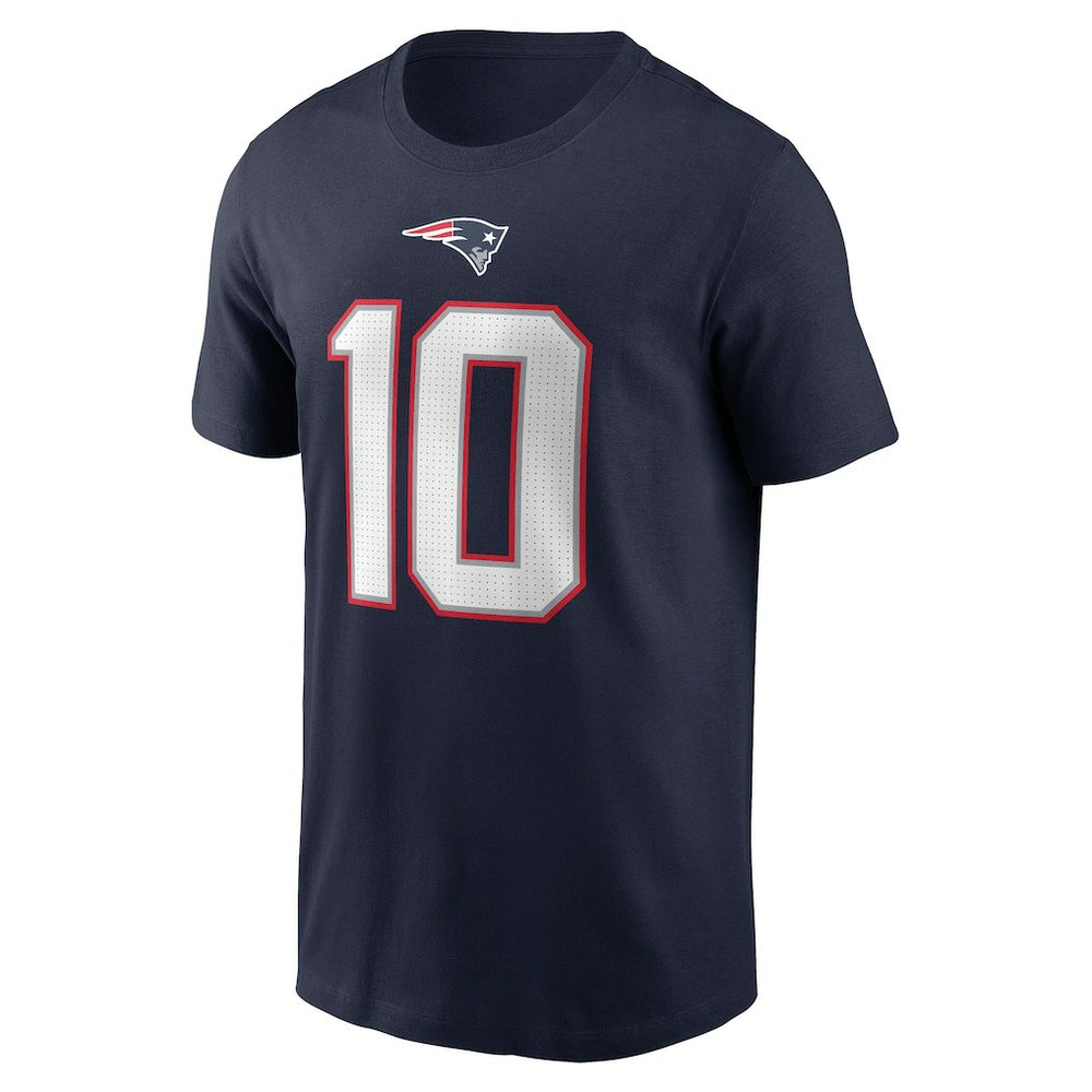 Drake Maye New England Patriots Name & Number T-Shirt - Navy | Nike discount